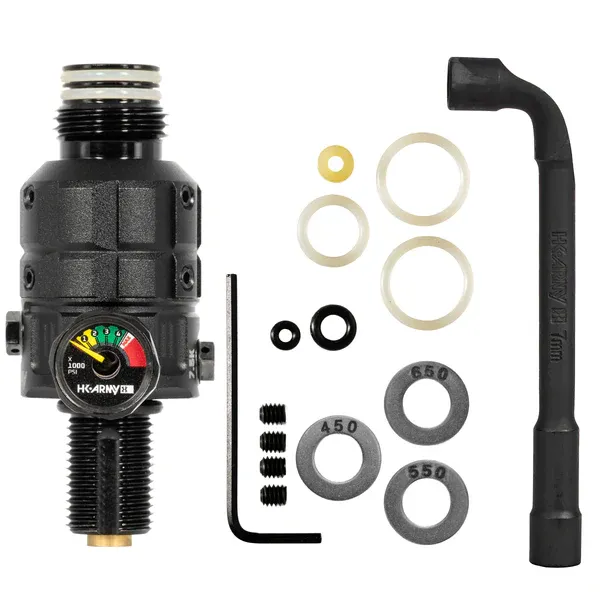 Turbine Pro Regulator - Adjustable & Rotational - Black